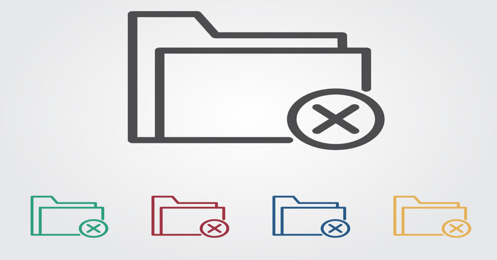 Temporary Files image for Computer safety 