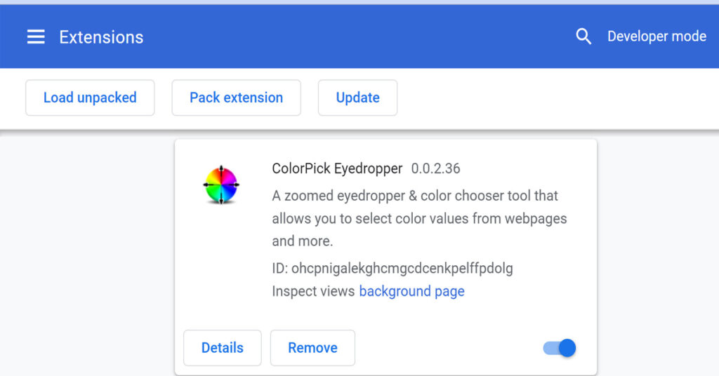 ColorPick EyeDropper Extension Image 