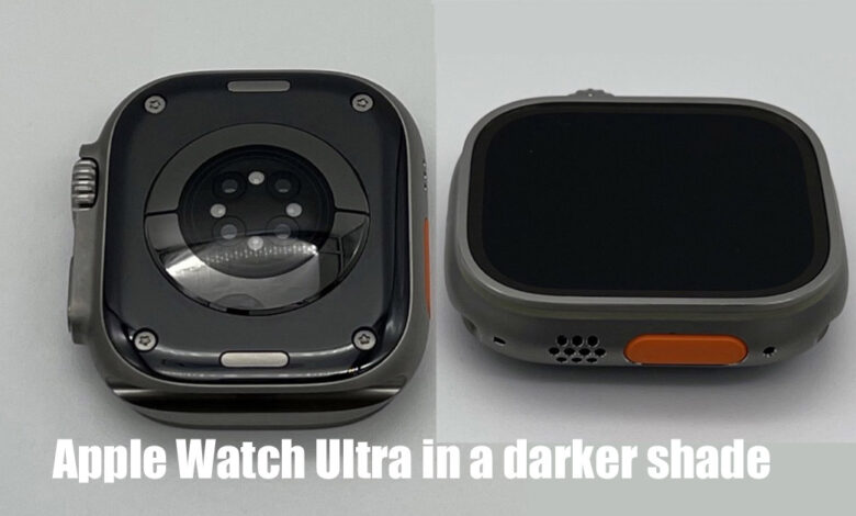 Apple Watch Ultra in a darker shade