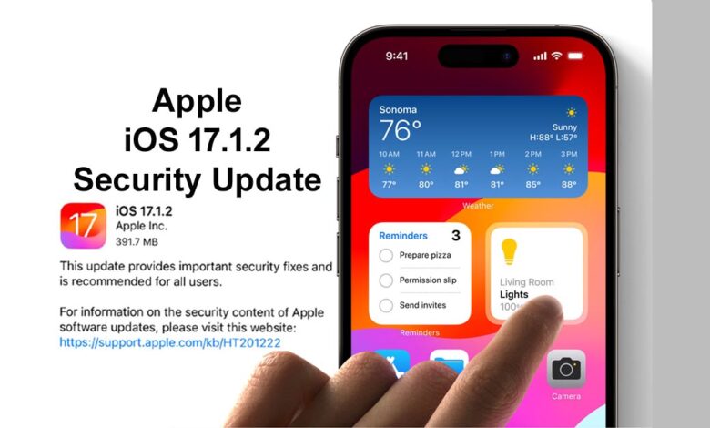 Apple iOS 17.1.2 Update