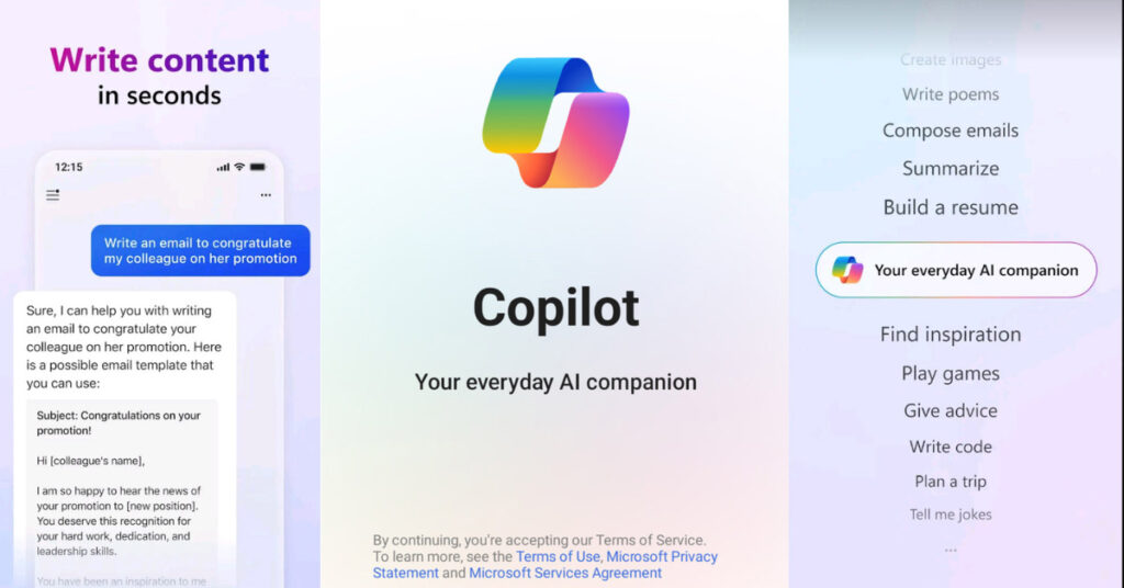 Microsoft Copilot for iOS