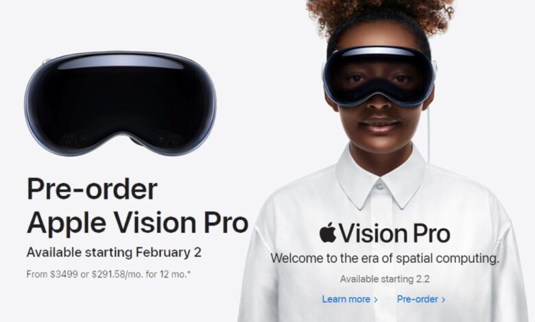 Pre-order Apple Vision Pro