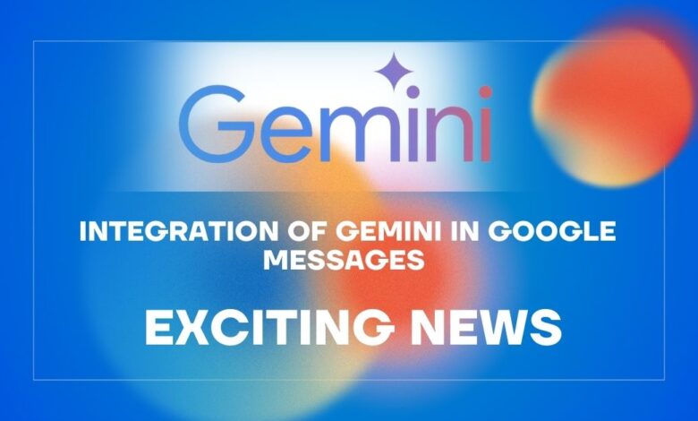 Integration of Gemini in Google Messages