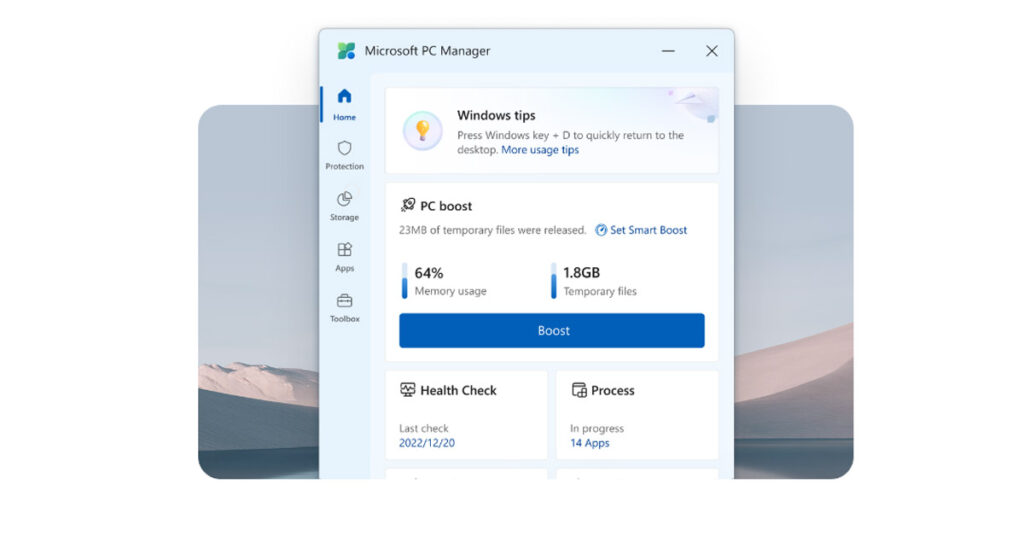 Microsoft PC Manager 3.3.14.0