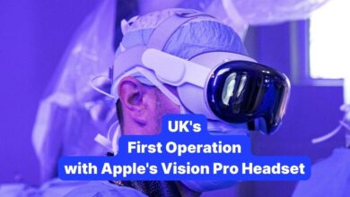 First Operation with Apple's Vision Pro Headset