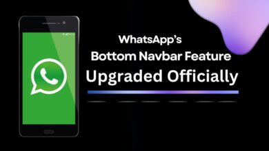 WhatsApp Bottom Navbar Feature