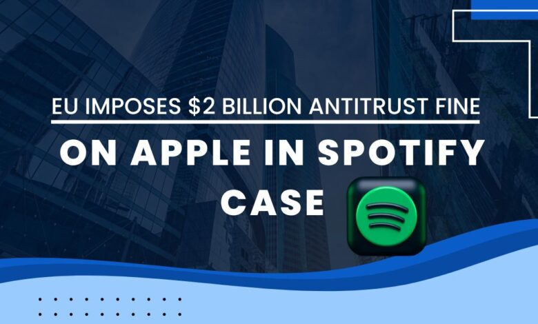 Fine on Apple in the Spotify Case